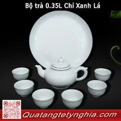 Bộ trà 0.35L Chỉ Xanh Lá