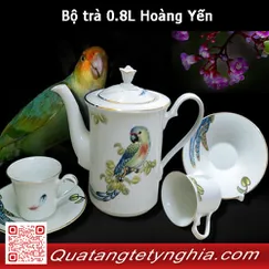 Bộ trà 0.8L Hoàng Yến