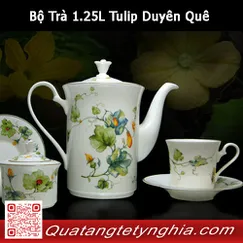 Bộ Trà 1.25L Tulip Duyên Quê