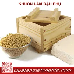Khuôn làm đậu phụ bằng gỗ