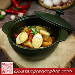 Quà tết tặng bố mẹ -Nồi sứ dưỡng sinh Minh Long