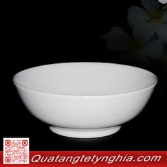 Tô thấp 20cm Trắng