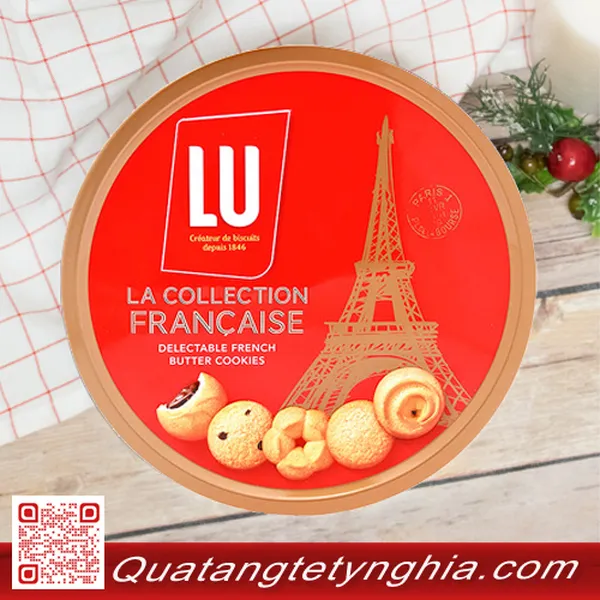 Bánh quy hộp thiếc LU 708g