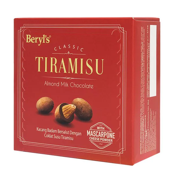 Beryl's 65g Tiramisu Almond Milk Chocolate