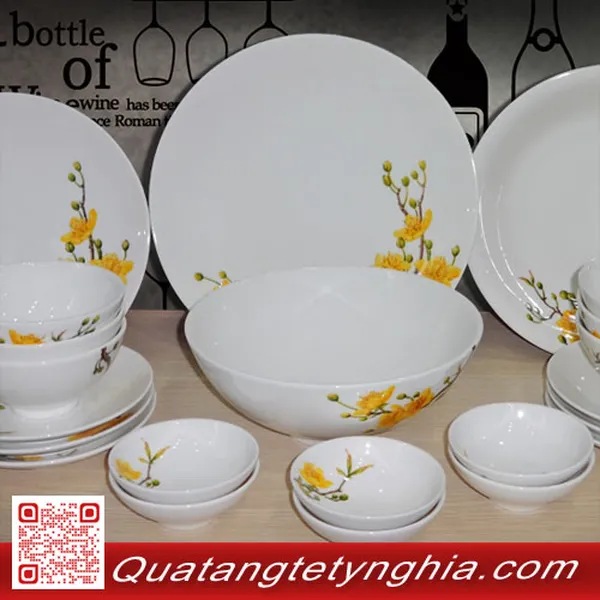 Bộ bàn ăn 22sp daisy IFP Hoàng mai