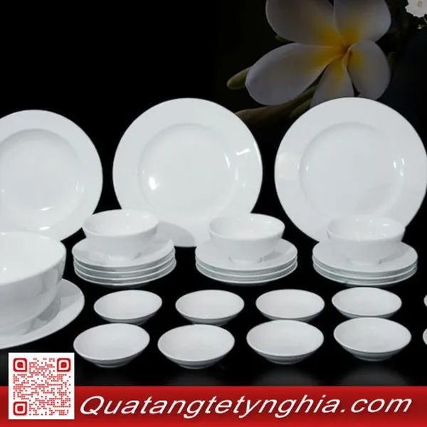 Bộ bàn ăn 35sp Trắng 35JAS