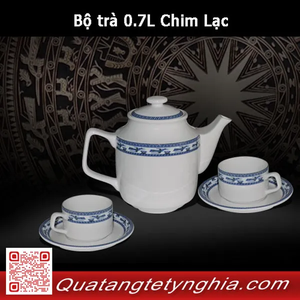 Bộ trà 0.7L Chim Lạc