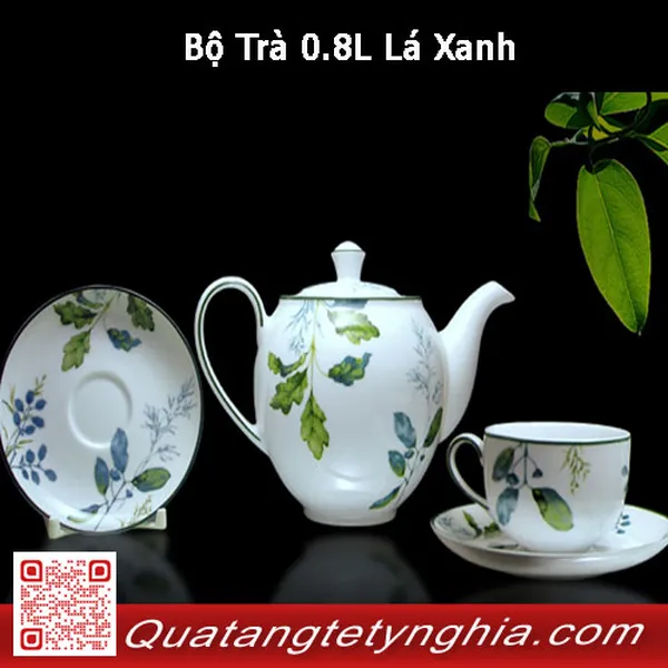 Bộ Trà 0.8L Lá Xanh