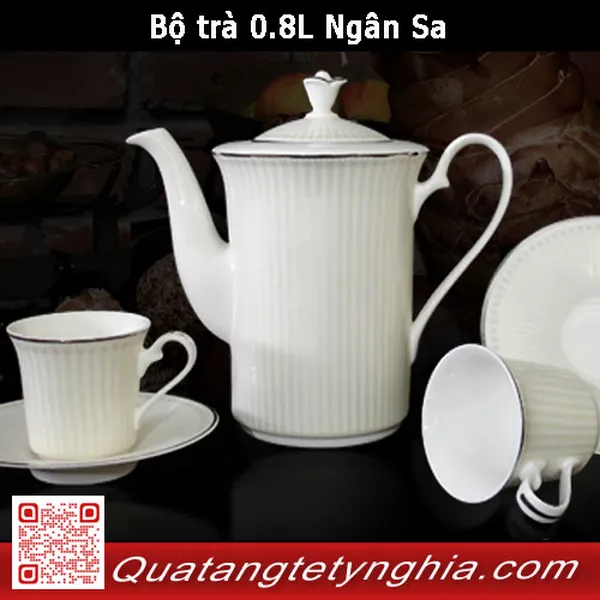 Bộ trà 0.8L Ngân Sa