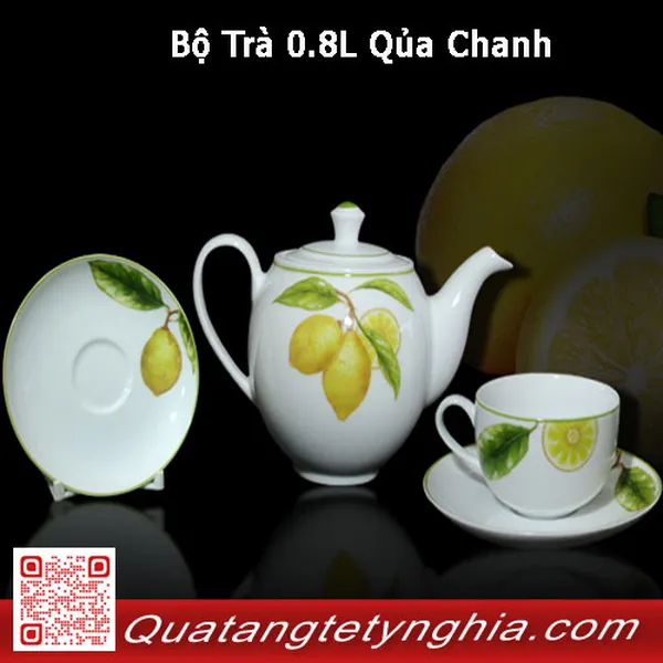 Bộ trà 0.8L Qủa Chanh
