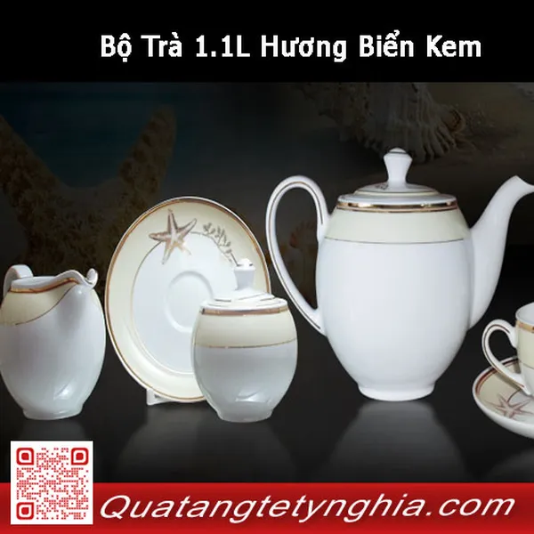 Bộ Trà 1.1L Hương Biển Kem