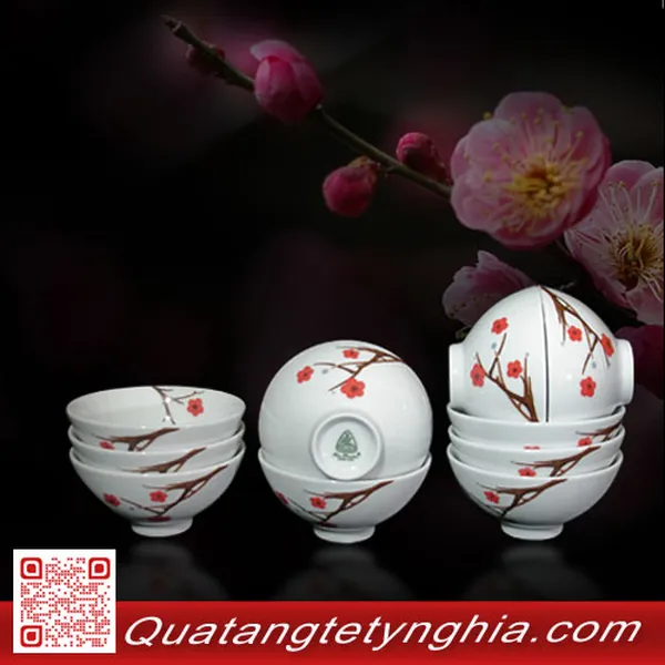 Chén cơm 11.5cm Hồng Mai