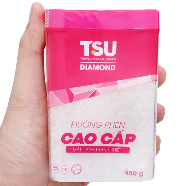 Đường phèn Tsu Diamond hũ 450g
