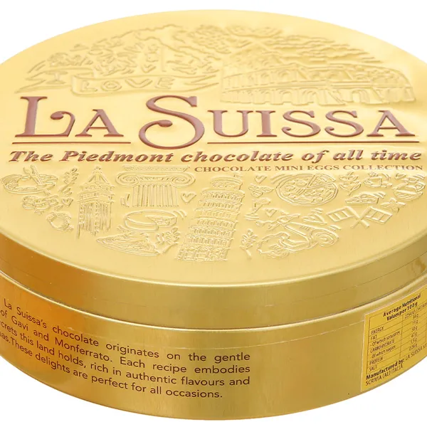 Hộp Sô Cô La Đen Trứng Mini La Suissa 115G