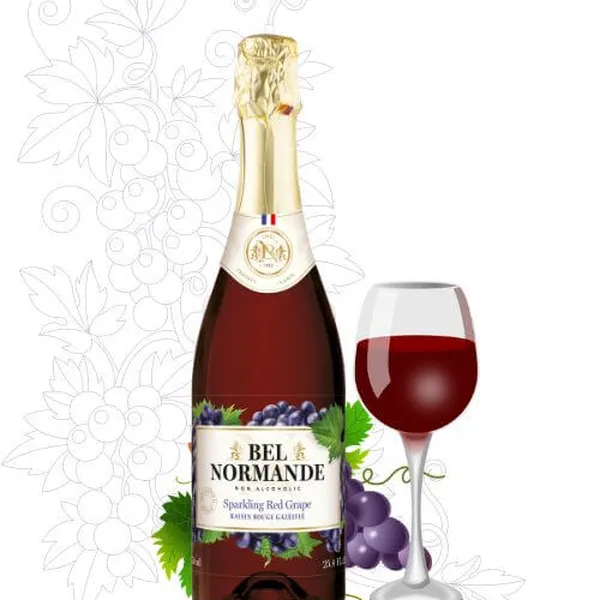 Nước trái cây Red Grape Sparkling Juice 750ml