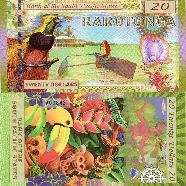 Tiền South Pacific Hình Con Khỉ