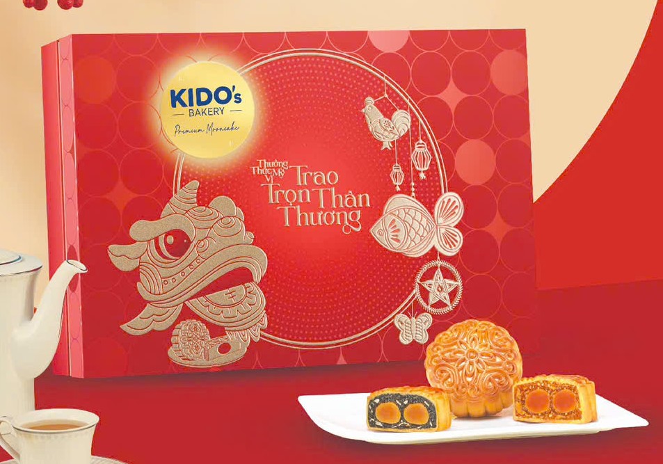 Bánh Trung thu Kido - Mỹ Vị Như Ý Đỏ