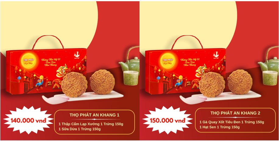 Các Combo bánh trung thu Thọ Phát 2025