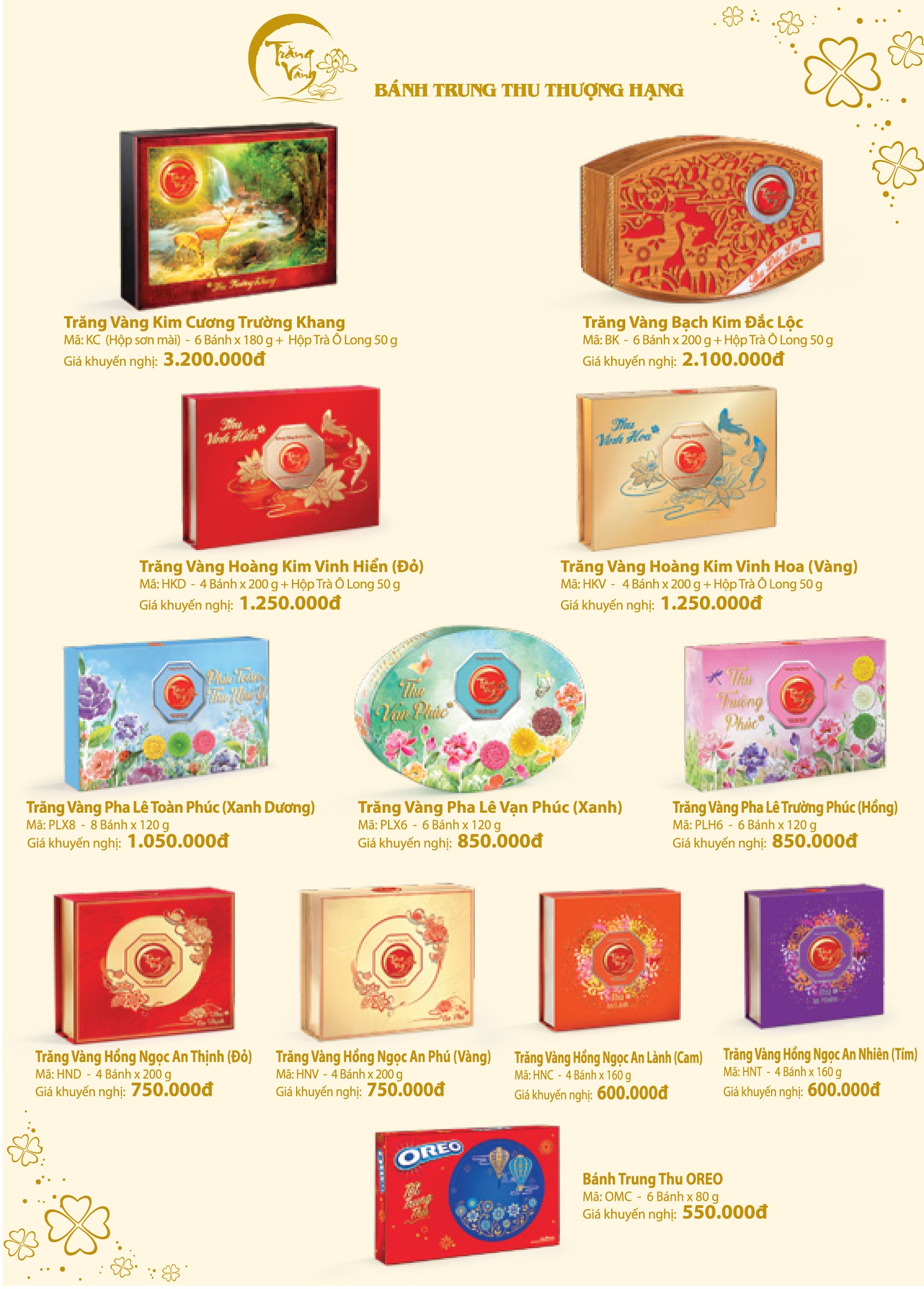 Bảng giá Kinh Đô 2017 miền bắc 1 Bảng giá Kinh Đô 2017 miền bắc 1