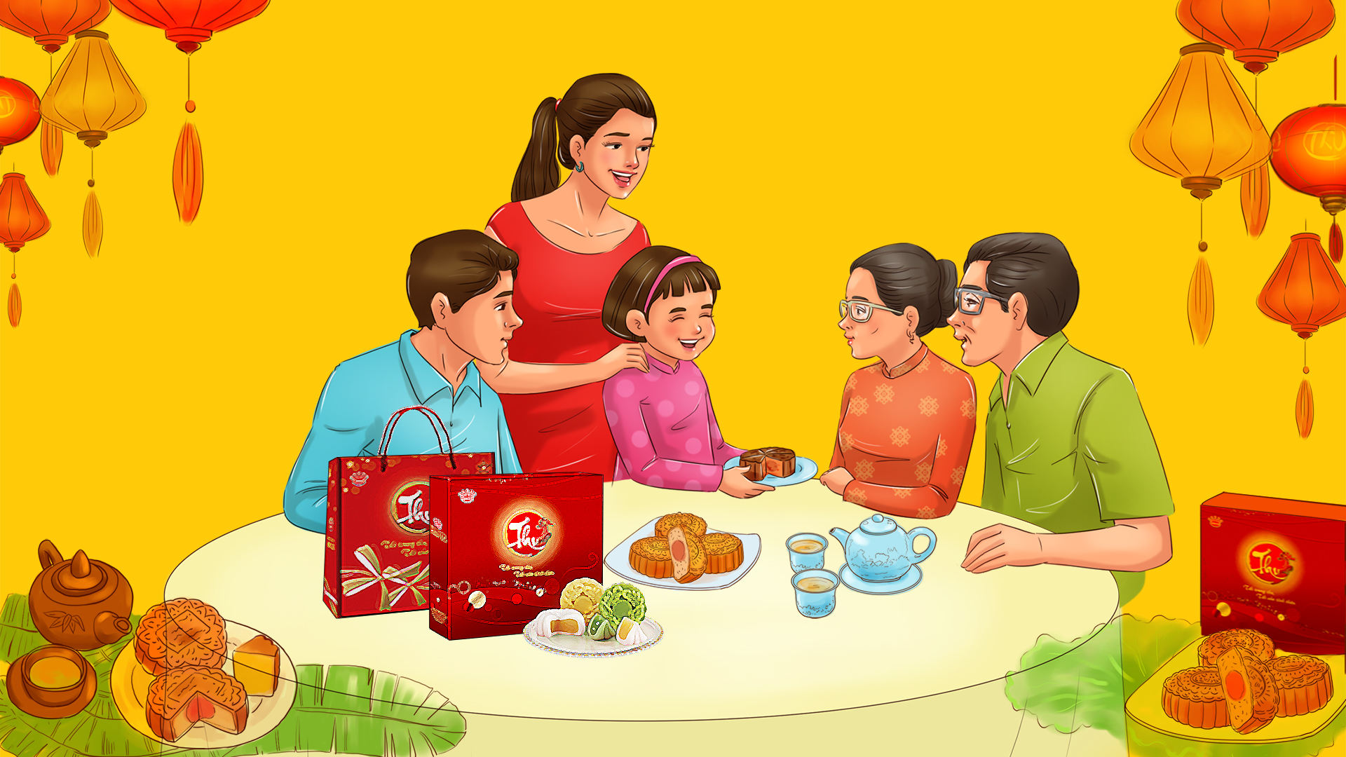 Trung thu là lúc về bên gia đình Trung thu là lúc về bên gia đình