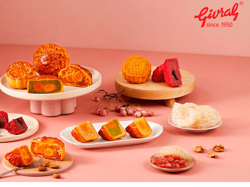 Sản phẩm bánh Trung thu Givral năm 2025