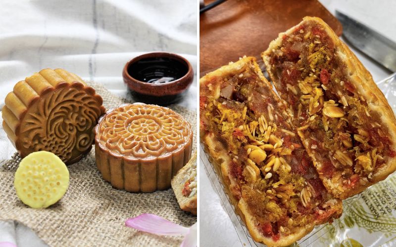 Bánh Trung thu nhân gà quay hạt sen dần trở nên phổ biến hơn trong thời gian gần đây