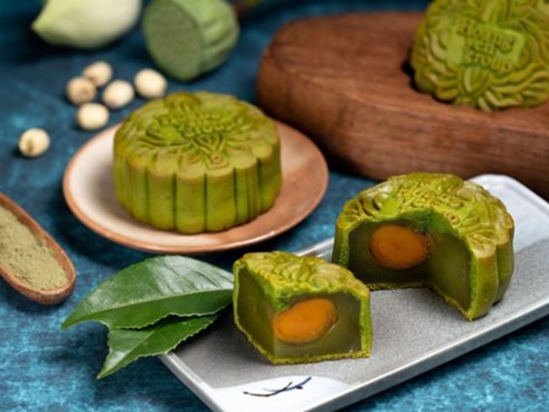 Bánh Trung thu nhân trà xanh