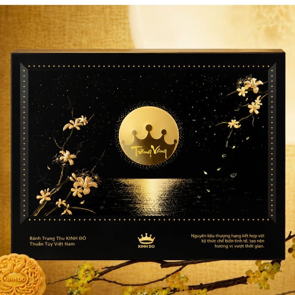 TRĂNG VÀNG QUẾ HOA VỌNG NGUYỆT (6 bánh)