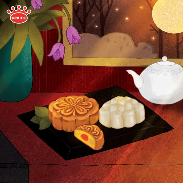 Nét tinh tế trong những hộp bánh trung thu kinh đô