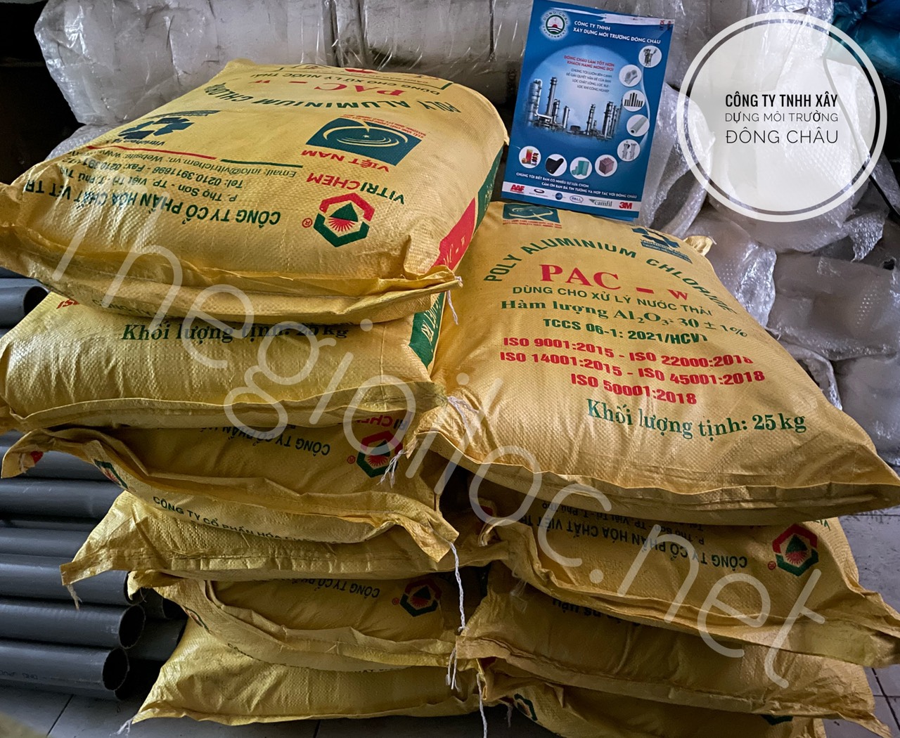 PAC chính hãng dùng cho xử lý nước