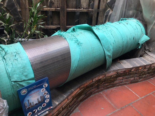 ống lọc khe công nghiệp loại lớn OD500 OD600