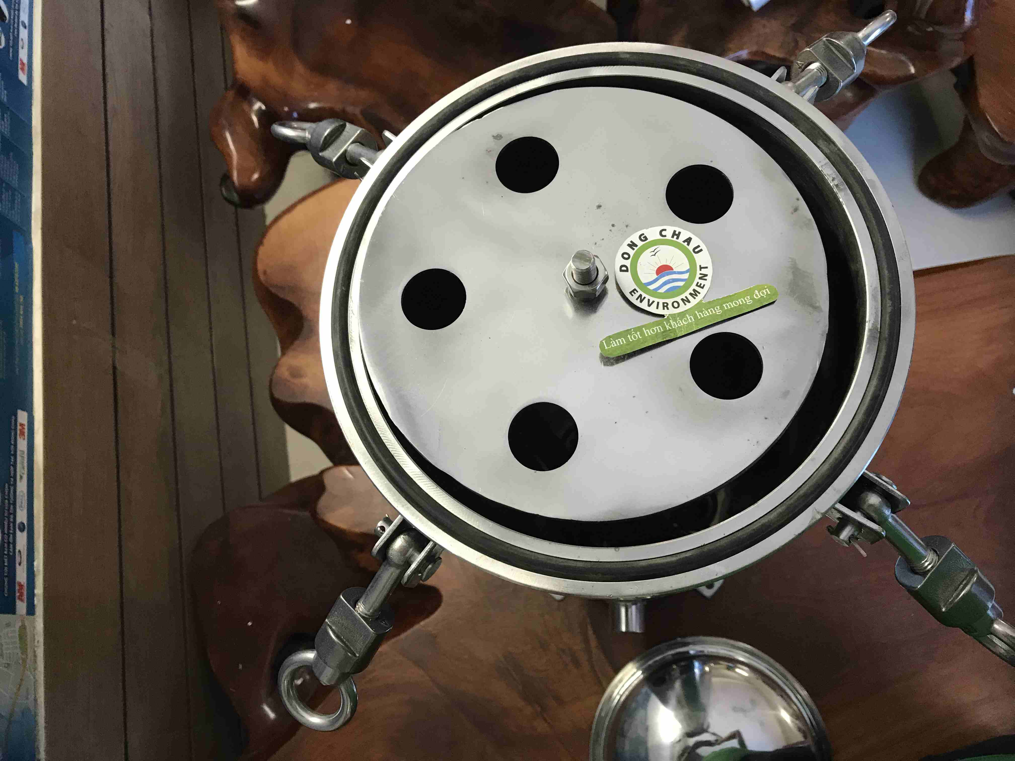 giá đỡ bên trong Bình lọc 5 lõi 20 inch DOE Trung Quốc