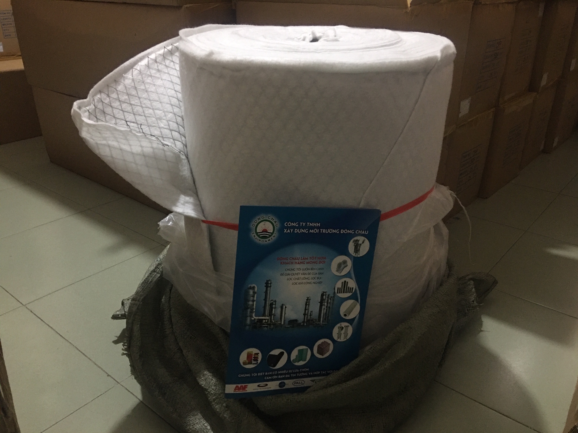 Bông Lọc Bụi G4 1 Mặt Bông 1 Mặt Lưới Mắt Cáo