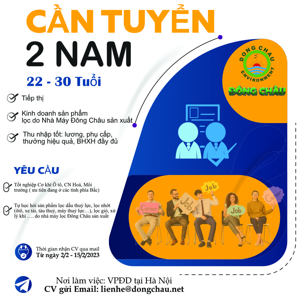 Thông tin tuyển dụng nhân viên bán hàng ở Hà Nội