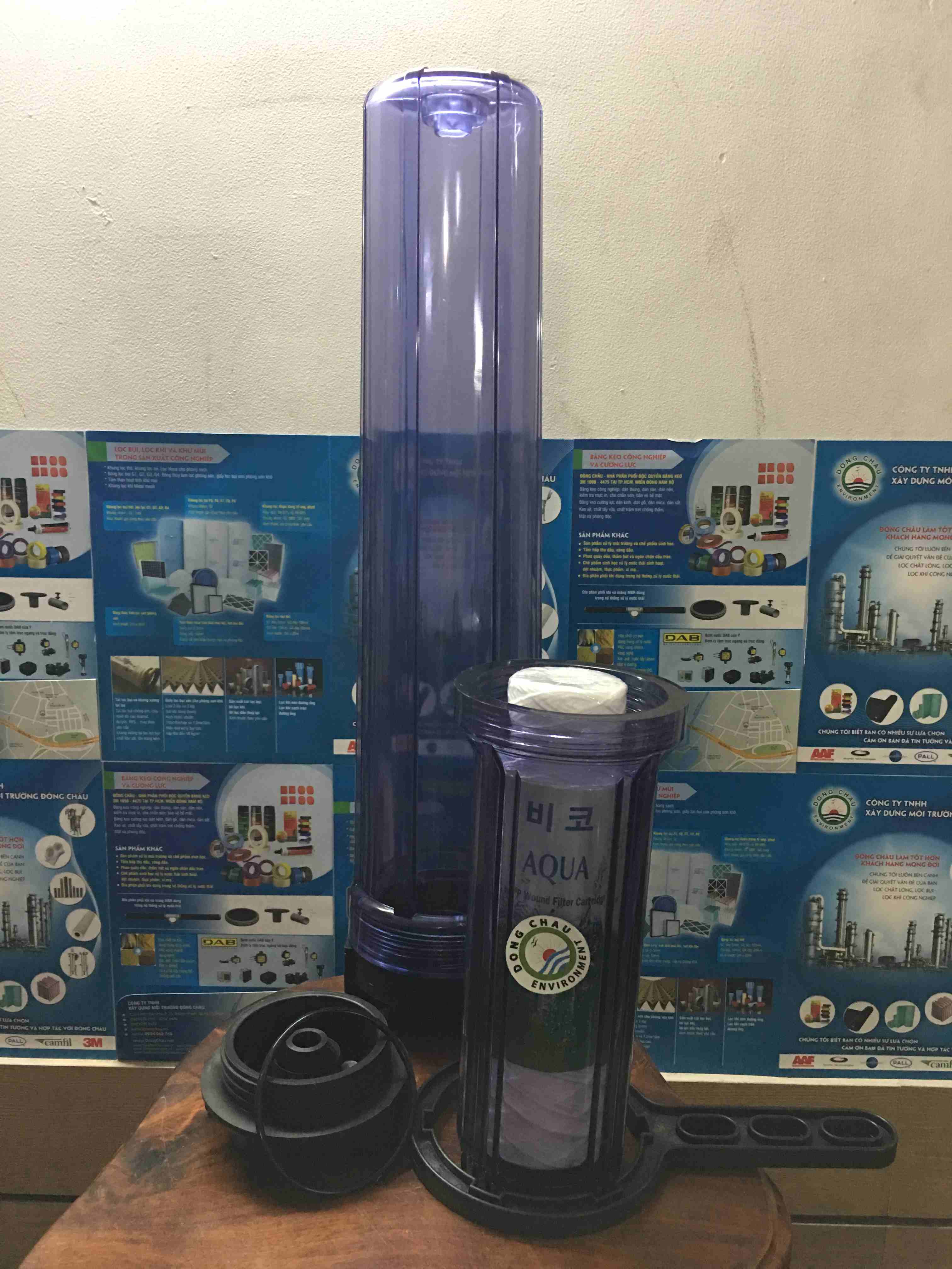 Cốc lọc nhựa trong 20 inch nhập khẩu