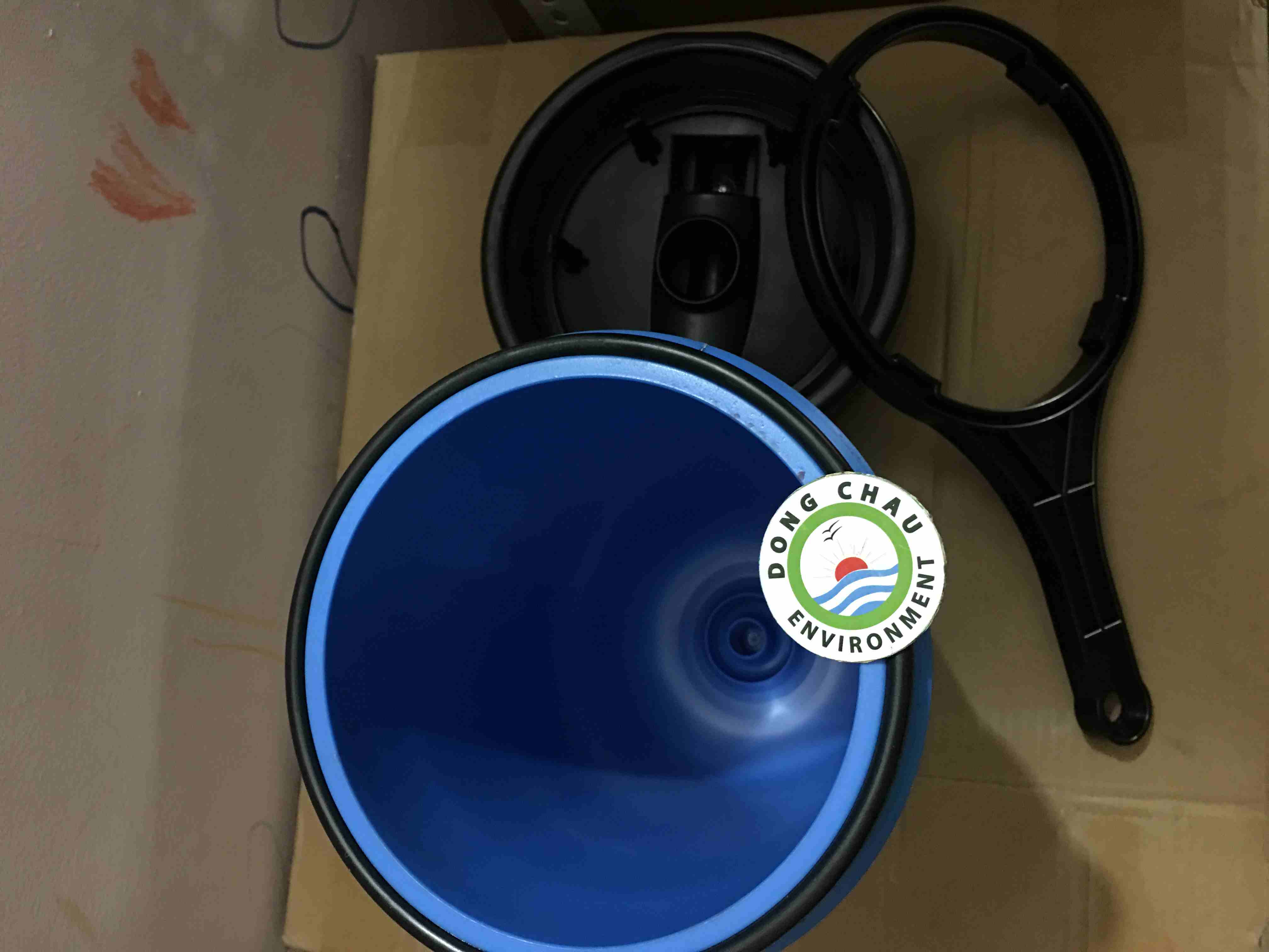 bên trong Cốc lọc nhựa xanh Biglu 20 inch