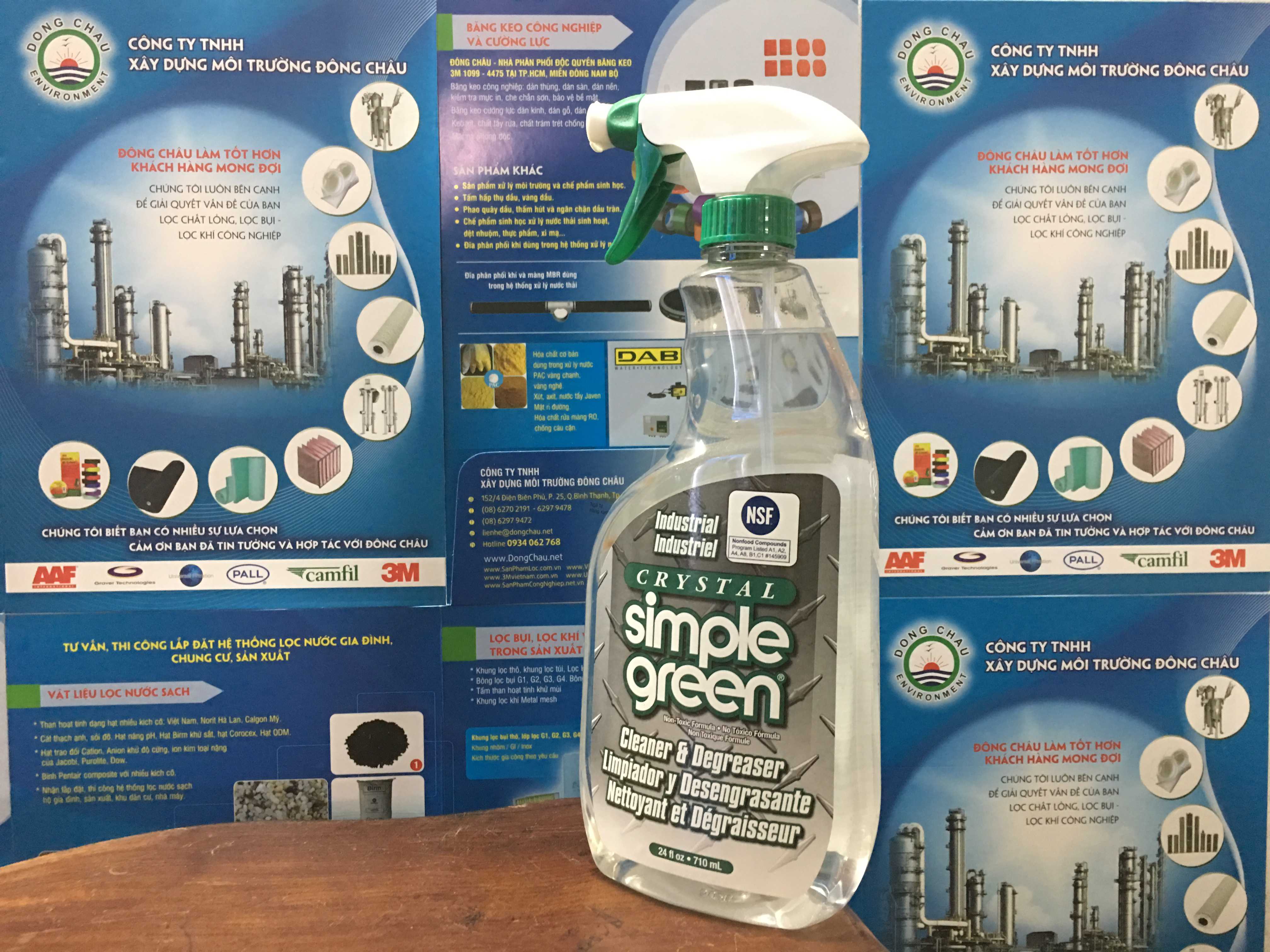 Chai làm sạch, tẩy nhờn Crystal Simple Green