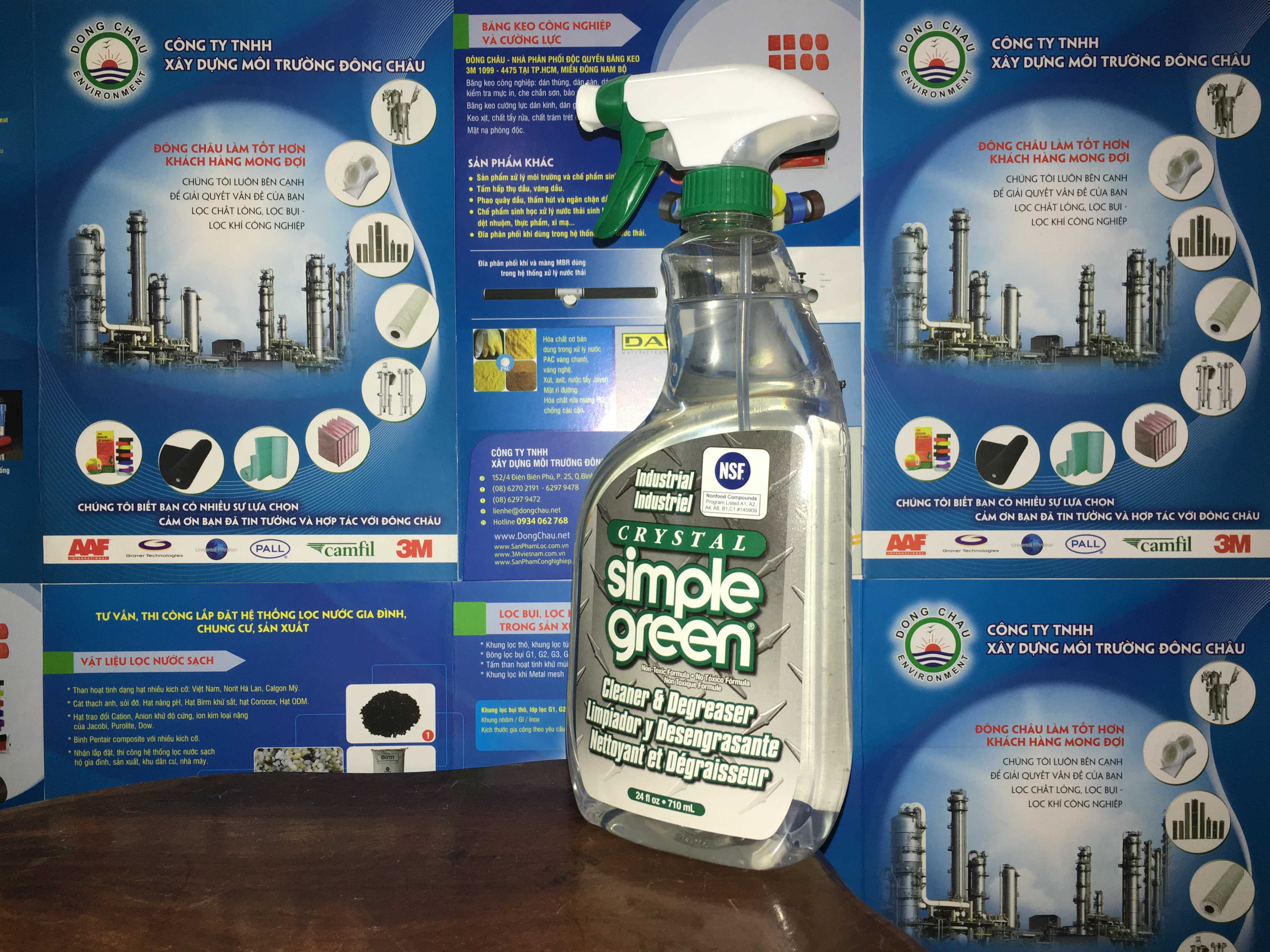 Chai làm sạch, tẩy nhờn Crystal Simple Green