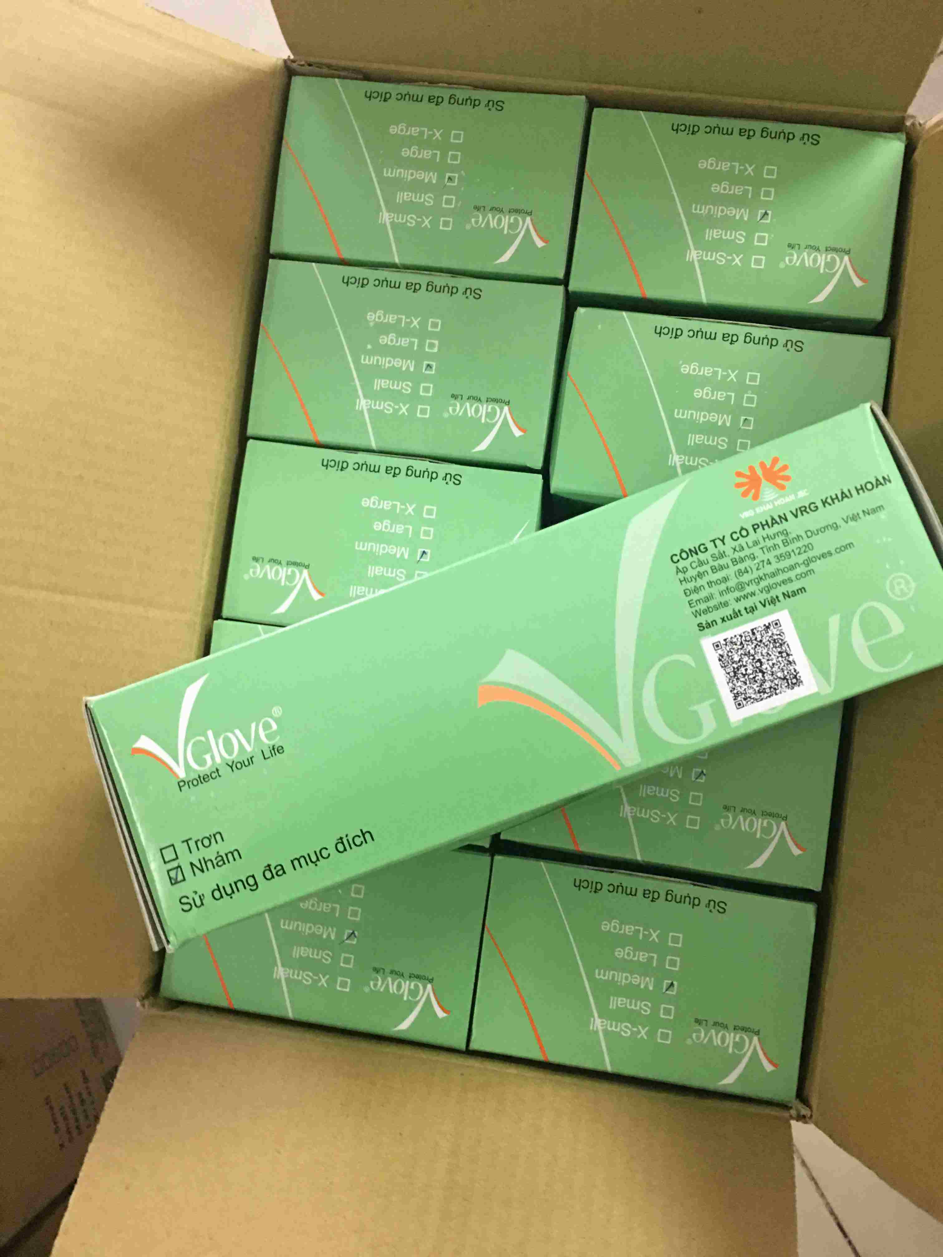 Găng tay Y tế có bột Vglove