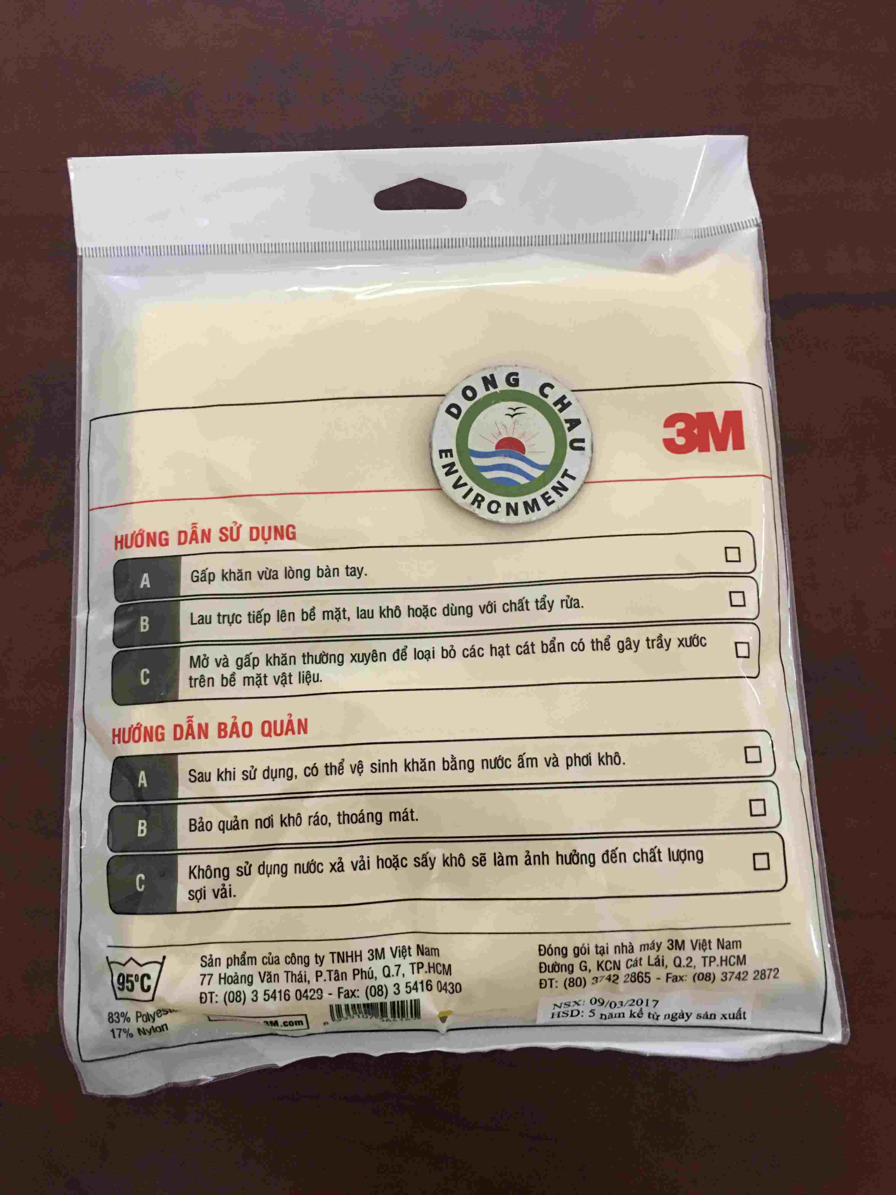 Khăn lau ô tô 3M cao cấp màu vàng