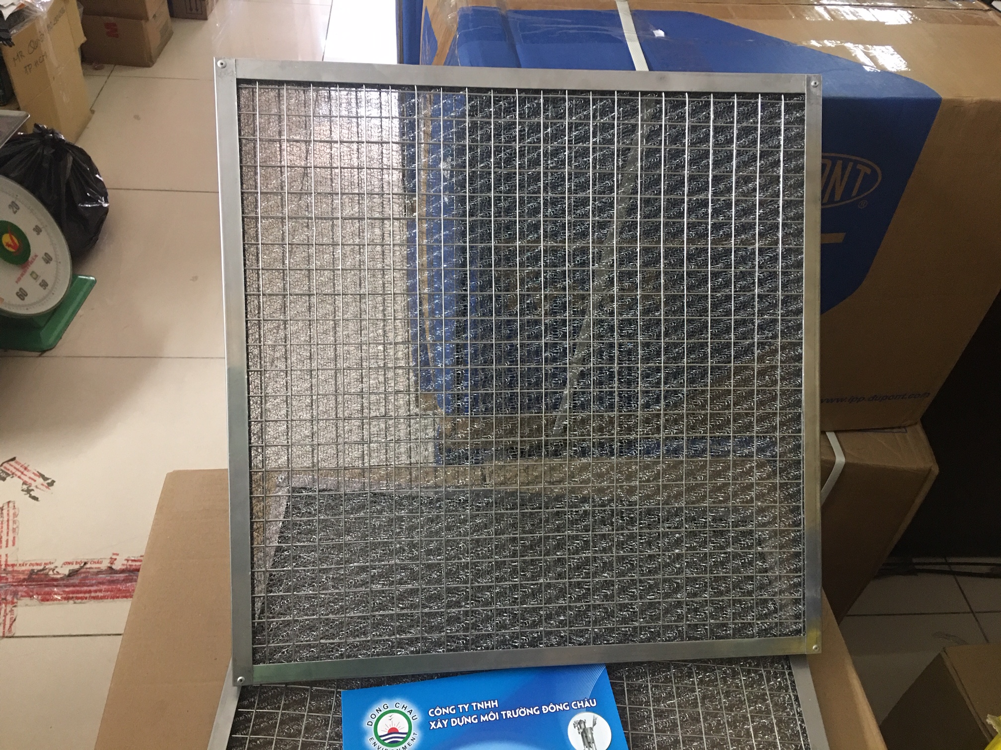 khung bùi nhùi chịu nhiệt lọc khí