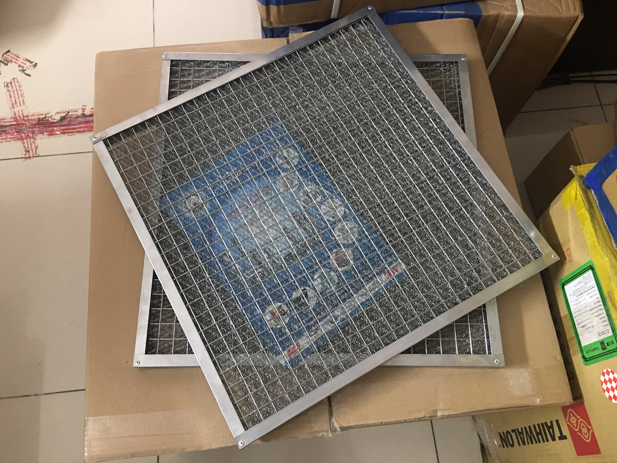 khung lọc khí inox bùi nhùi cao cấp