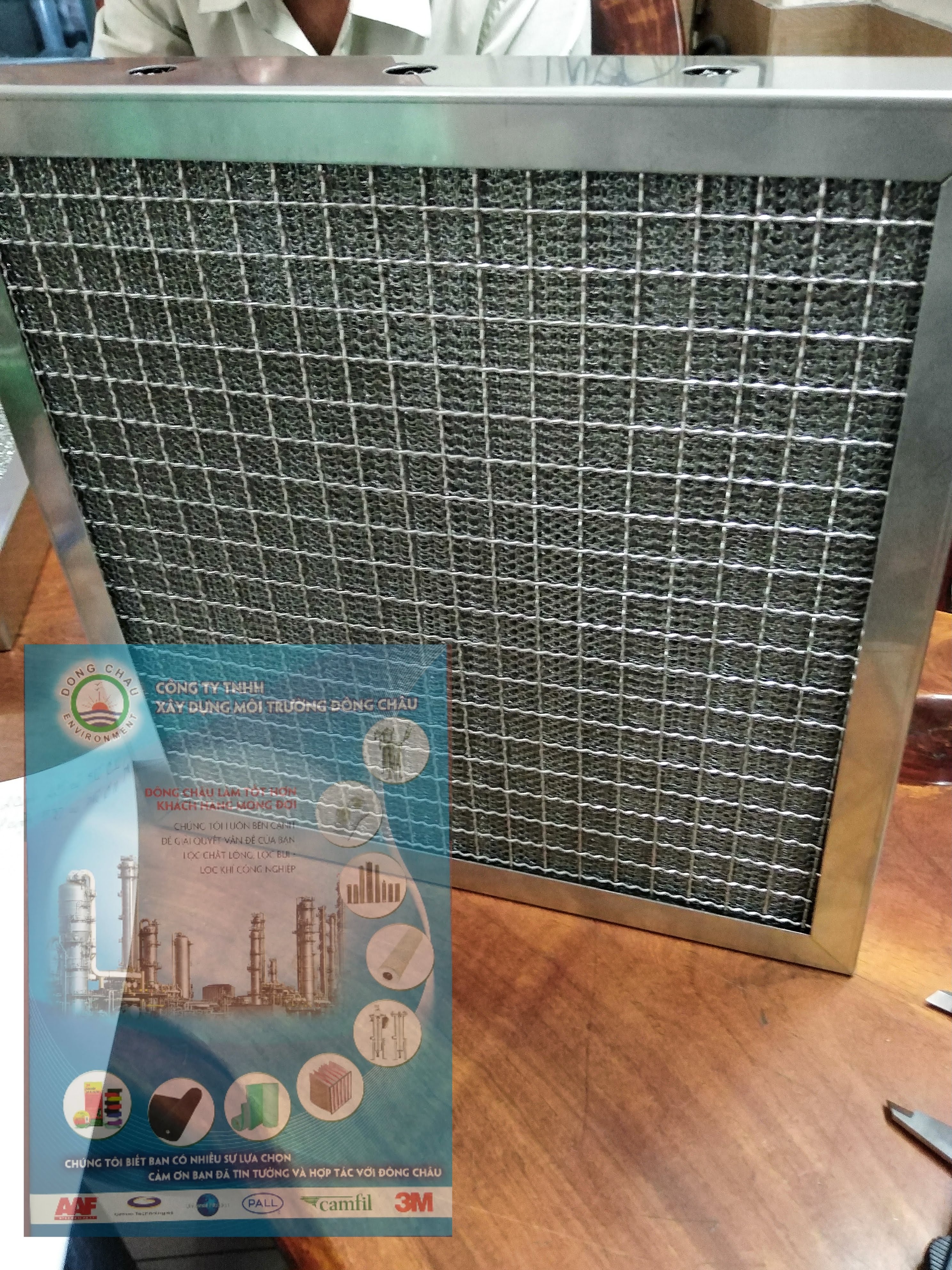 Khung lưới lọc khí tách dầu inox