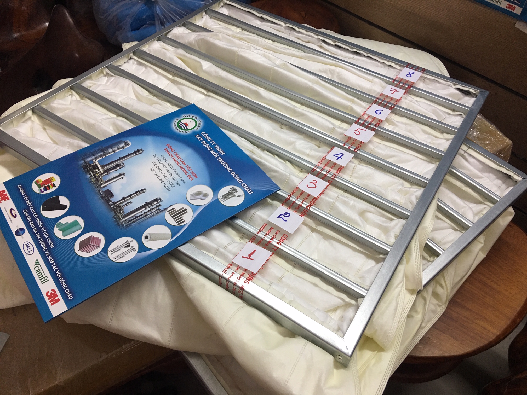 Khung lọc khí medium 8 túi