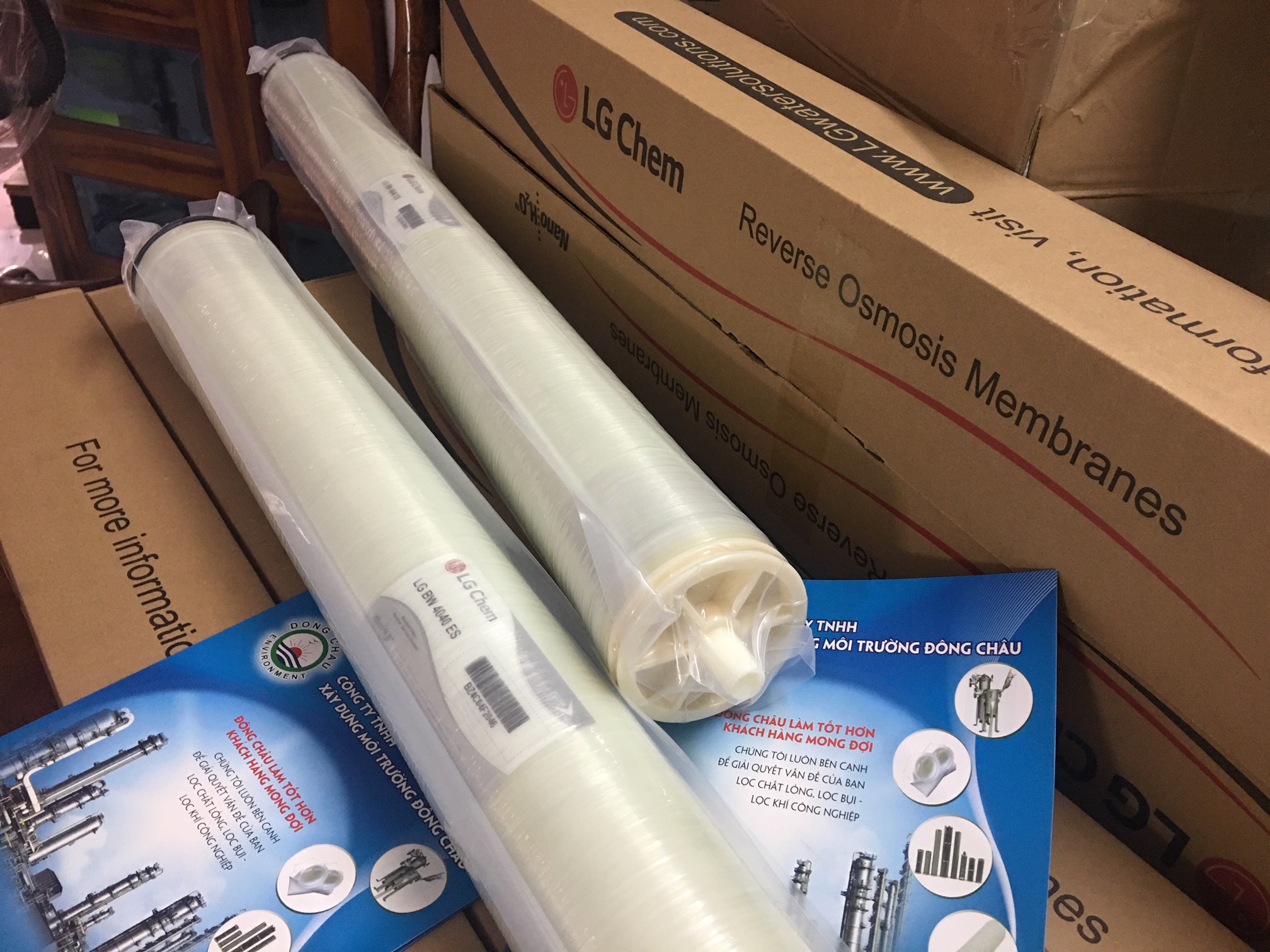 Màng lọc nước hàn quốc áp thấp RO LG BW4040ES