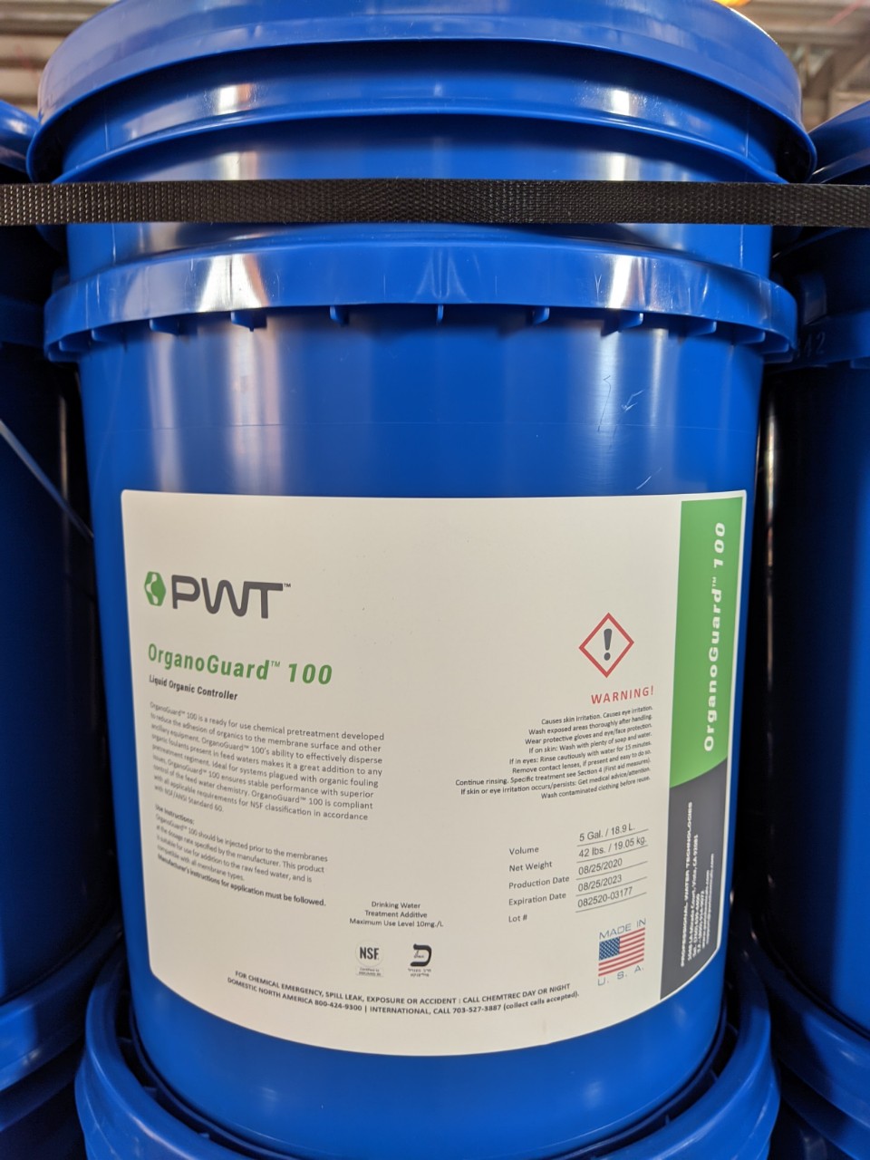 Dung dịch hóa chất chống cáu cặn hữu cơ OrganoGuar 100