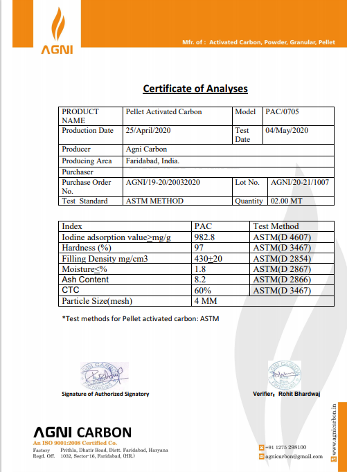 Than hoạt tính lọc khí ovio thông số kỹ thuật chi tiết