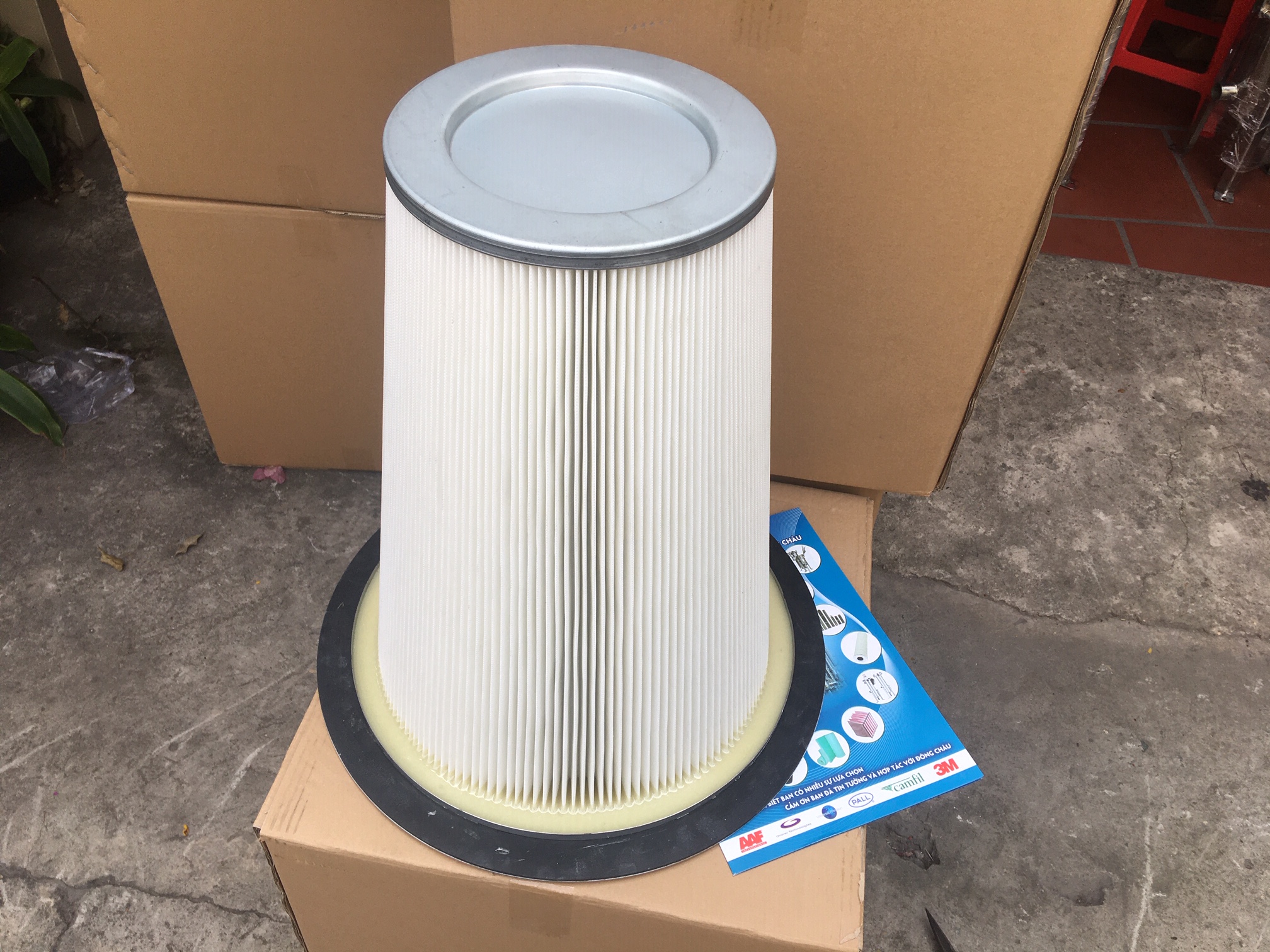 lõi lọc khí giấy PE chịu nhiệt loại tót