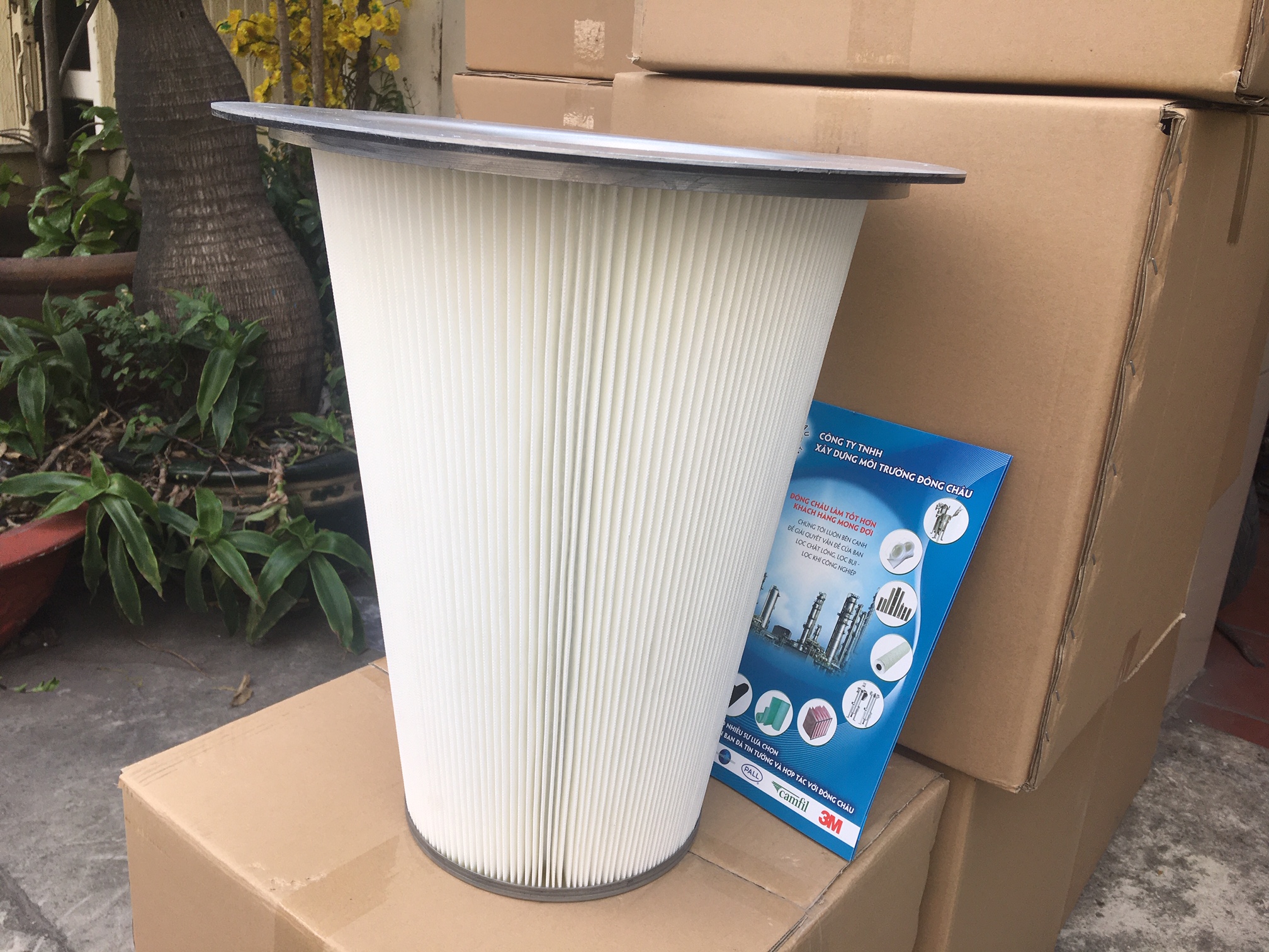 phin lõi lọc khí giấy xếp chuyên dụng