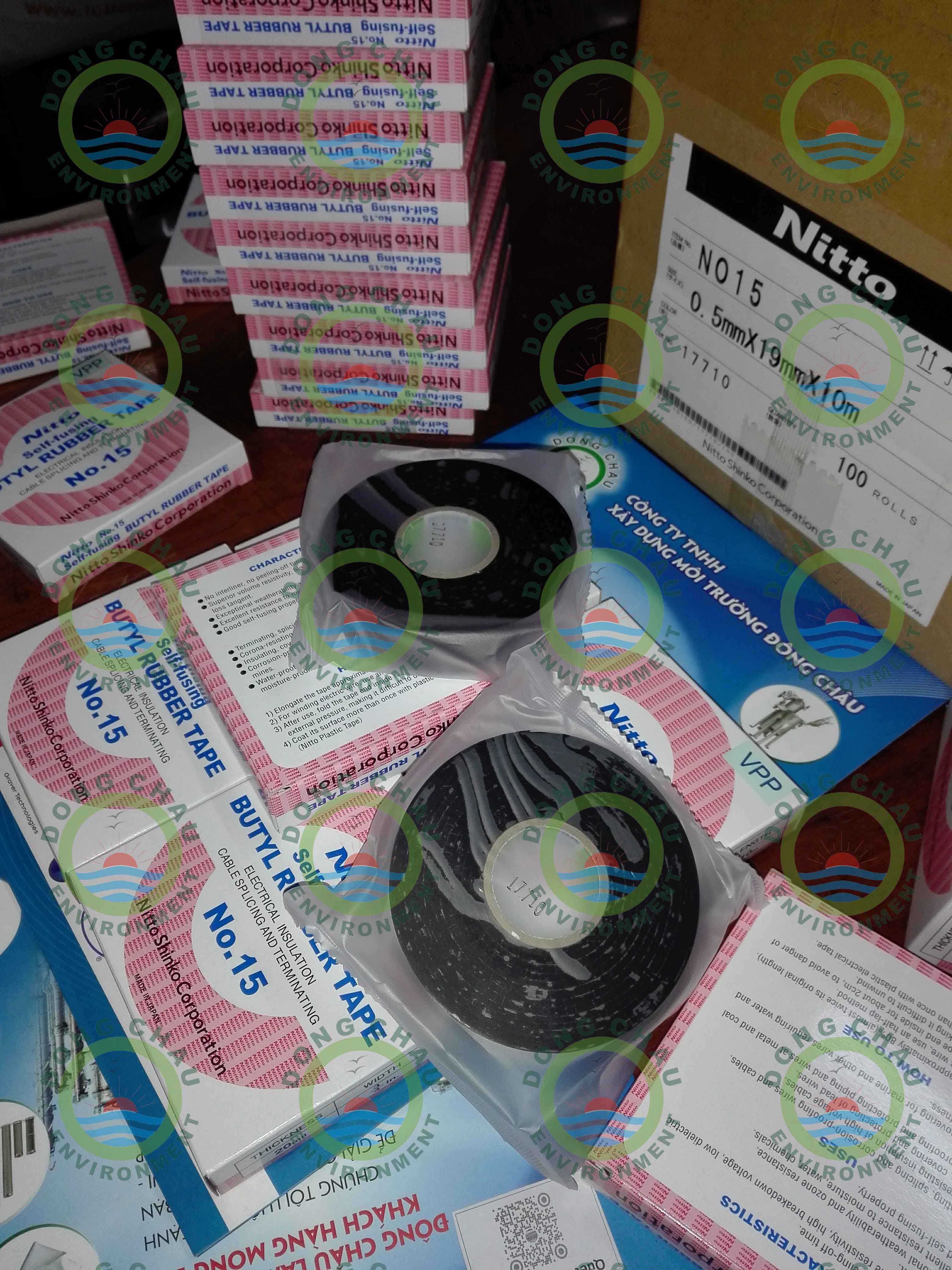 băng keo cách điện nitto no.15, băng keo nhật chính hãng